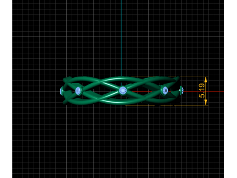 Glamira Fancy Ring 3D Print Model