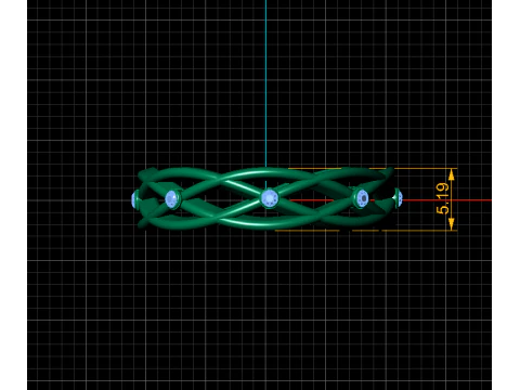 Glamira Fancy Ring 3D Print Model