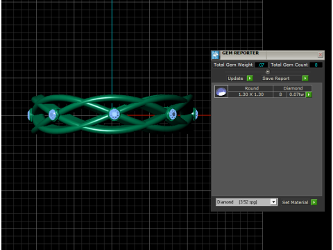 Glamira Fancy Ring 3D Print Model