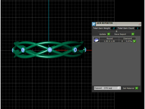 Glamira Fancy Ring 3D Print Model