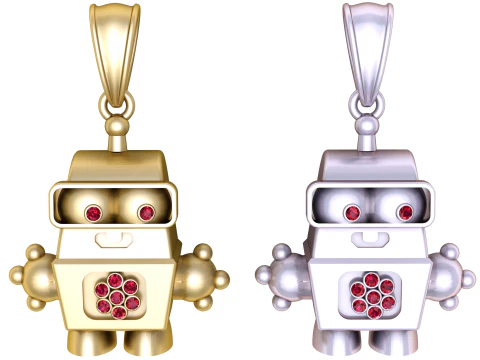 Robot pendant 3D Model