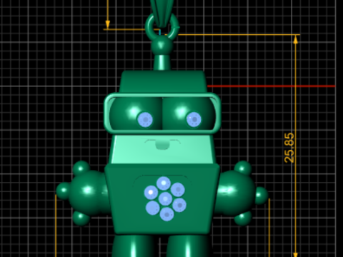 Robot pendant 3D मॉडल