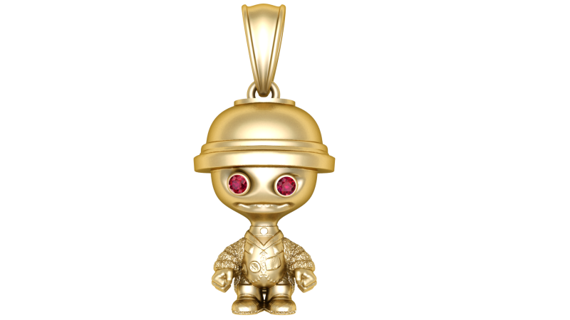 Character pendant Modelo 3D .c4d .max .obj .3ds .fbx .stl .blend