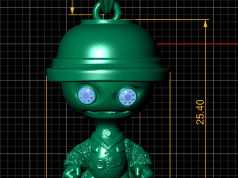 Character pendant 3D Model