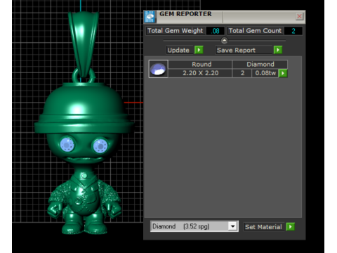 Character pendant Modelo 3D