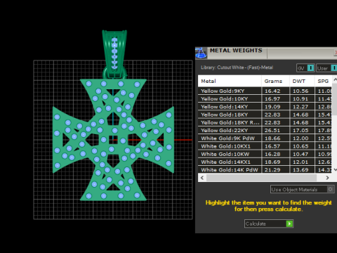 Maltese Cross Pendant 3D printmodel