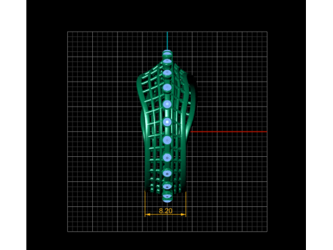 Lattice Cage-Style Ring Modelo de impresión 3D