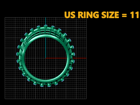 Lattice Cage-Style Ring Modelo de impresión 3D