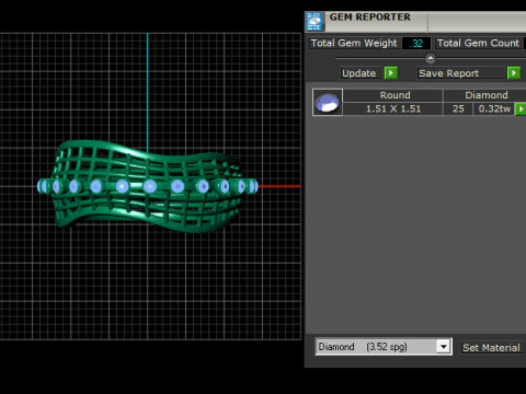 Lattice Cage-Style Ring 3D Print Model