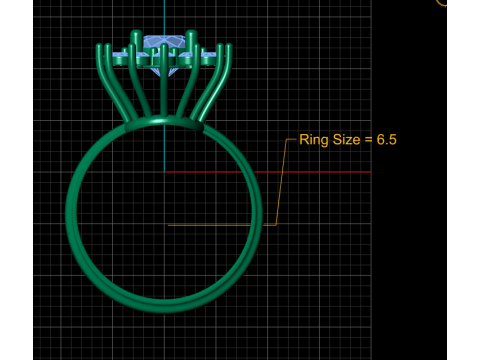 Classic Engagement Ring 3D 프린트 모델