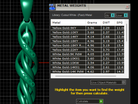 Swirl and Twirl Pendant Model do druku 3D