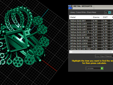 Anello Smeraldo Modello di stampa 3D