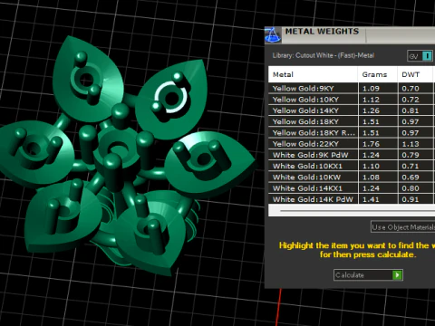 Emerald Stud Earrings 3D Print Model