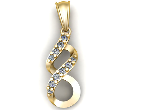Infinity Pendant 3D प्रिंट मॉडल