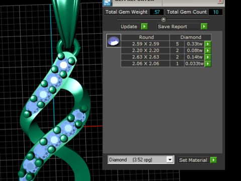Infinity Pendant 3D Print Model