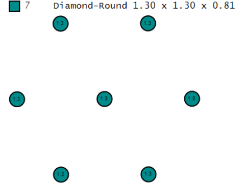 Lattice Geometric Dome Ring 3Dプリントモデル