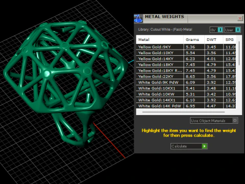 Lattice Geometric Dome Ring 3D Print Model