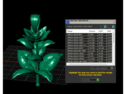 Golden Bloom Leaf Pendant 3D Print Model