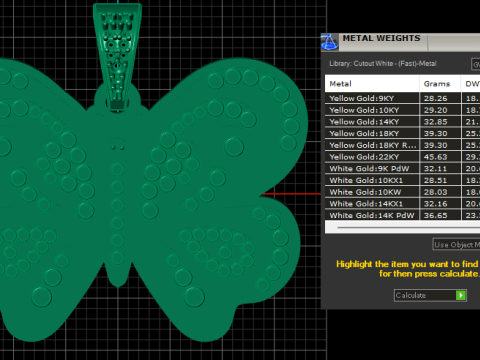 Celestial Wings Butterfly Pendant 3D प्रिंट मॉडल