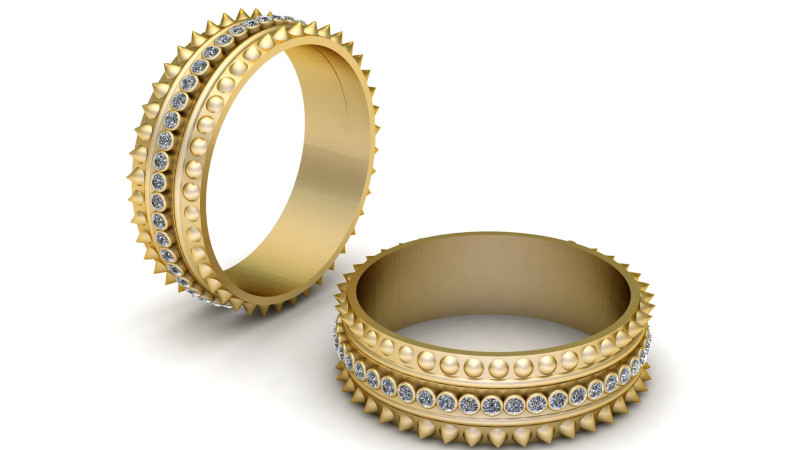 Spartan Crown Band 3D Принт Модель .c4d .max .obj .3ds .fbx .stl .blend