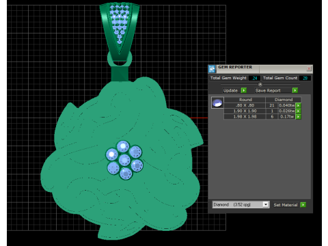 Celtic Knot Pendant 3D Printable Model 3D Druckmodell