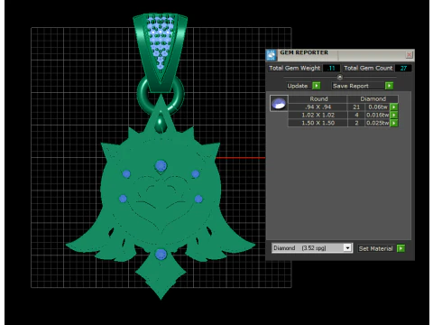 Heart Wing Pendant 3D Printable Model 3D Print Model