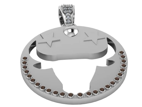 Zodiac Pendant 3D Printable Model 3D Print Model
