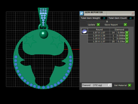 Zodiac Pendant 3D Printable Model 3D Print Model