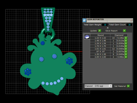 Cute Teddy Bear Pendant 3D Printable Model 3D Print Model