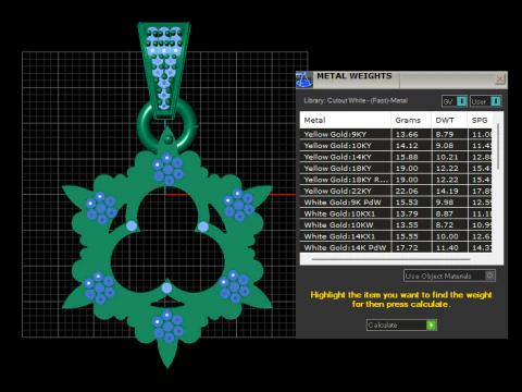 Regal Floral Heart Pendant 3D Printable Mode 3D Print Model