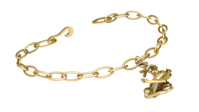 Carrera y Carrera Inspired Bracelet 3D Printable Model 3D 打印模型 .c4d .max .obj .3ds .fbx .stl .blend 
