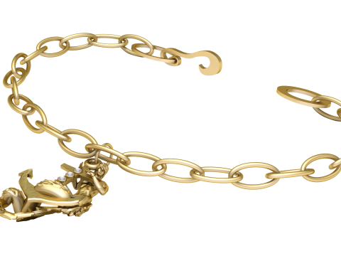 Carrera y Carrera Inspired Bracelet 3D Printable Model 3D 打印模型