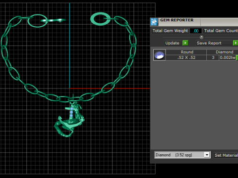 Carrera y Carrera Inspired Bracelet 3D Printable Model 3D 打印模型