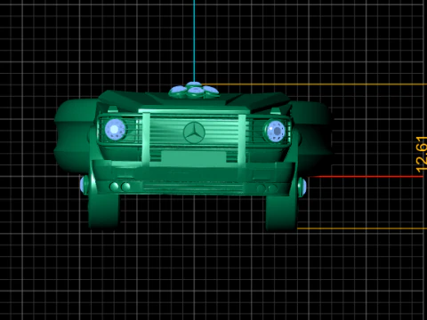 Luxury Car Ring G-Wagon Inspired 3D Printable Model 3D Print Model