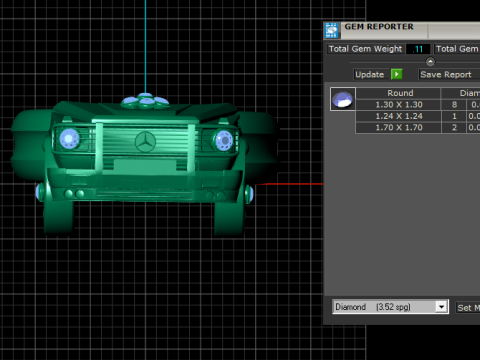 Luxury Car Ring G-Wagon Inspired 3D Printable Model 3D Druckmodell