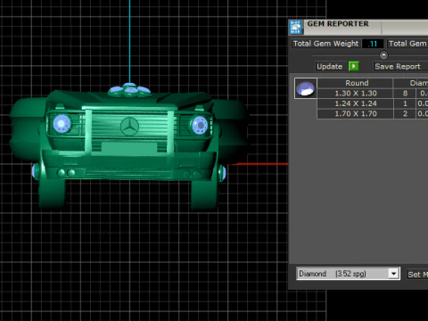 Luxury Car Ring G-Wagon Inspired 3D Printable Model 3D Print Model