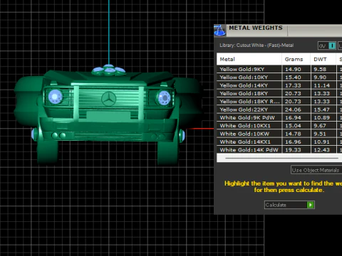 Luxury Car Ring G-Wagon Inspired 3D Printable Model 3D Print Model