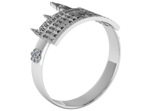 Palace Architecture Bracelet 3D Printable Model 3D Принт Модель
