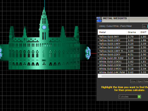 Palace Architecture Bracelet 3D Printable Model 3D Принт Модель