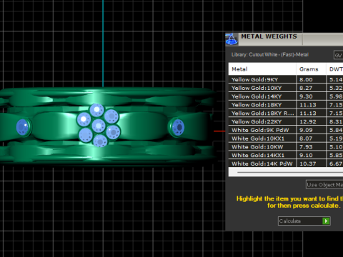 Interwoven Gold Band Ring 3D Printable Jewelry Model Model Cetak 3D