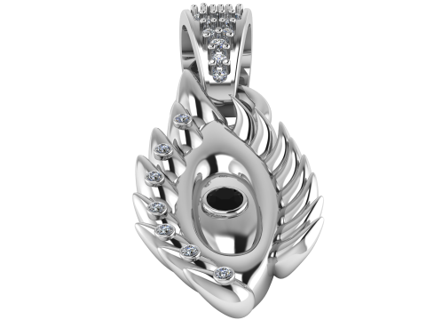 3D打印金鱼吊坠 3D 打印模型