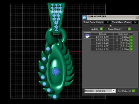 3D打印金鱼吊坠 3D 打印模型