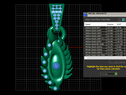 3D打印金鱼吊坠 3D 打印模型