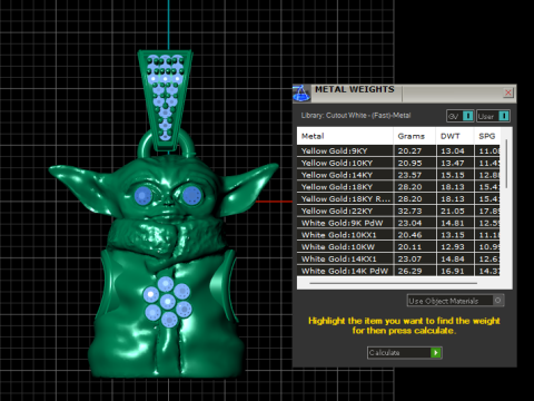 3D Printable Baby Alien Pendant 3D Print Model