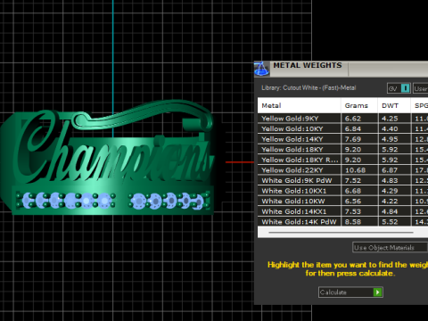 3D Printable Champion Ring 3D 프린트 모델