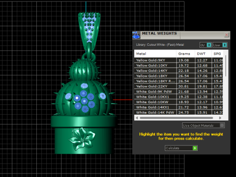 3D Printable Cactus Pendant 3D 打印模型