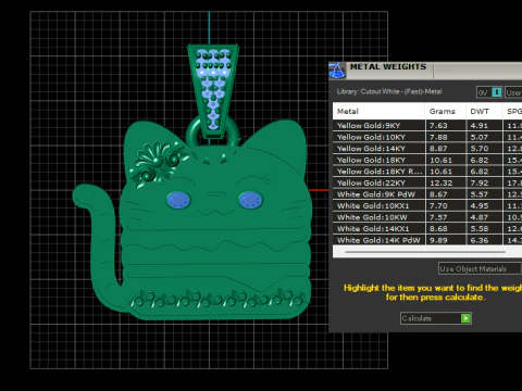 3D Printable Lucky Cat Pendant 3D Print Model