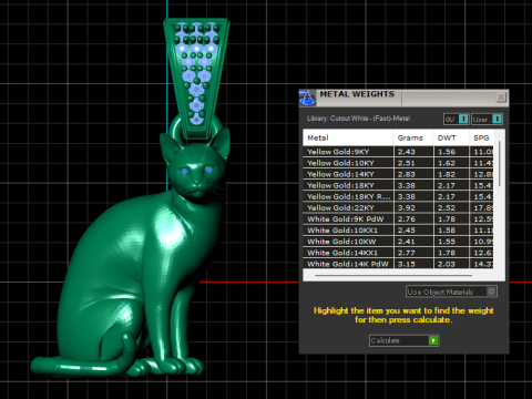 3D Printable Sitting Cat Pendant Model Cetak 3D