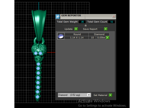 3D 可打印骷髅脊柱吊坠 3D 打印模型