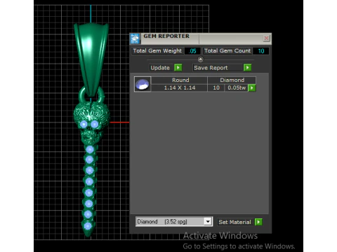 3D Printable Skull Spine Pendant 3D Print Model